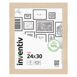 Cadre Eda naturel 24 x 30 cm INVENTIV