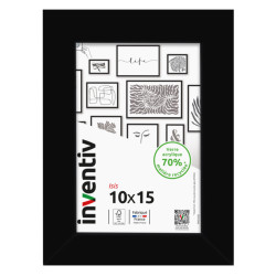Cadre Isis noir 10 x 15 cm INVENTIV