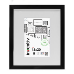 Cadre Isis noir 15 x 20 cm INVENTIV