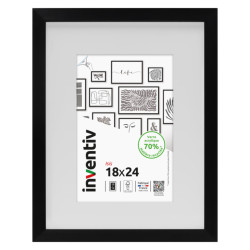 Cadre Isis noir 18 x 24 cm INVENTIV
