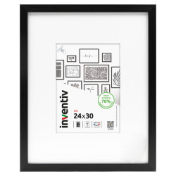Cadre Isis noir 24 x 30 cm INVENTIV