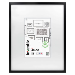 Cadre Isis noir 40 x 50 cm INVENTIV