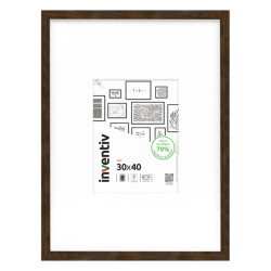 Cadre Isis ébène 30 x 40 cm INVENTIV