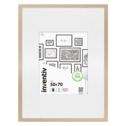 Cadre Iza blanc 10 x 15 cm INVENTIV