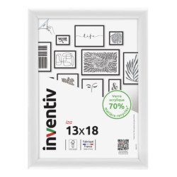 Cadre Iza blanc 18 x 24 cm INVENTIV