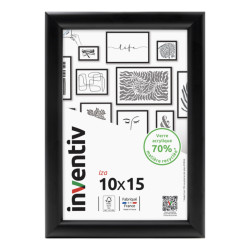 Cadre Iza noir 10 x 15 cm INVENTIV