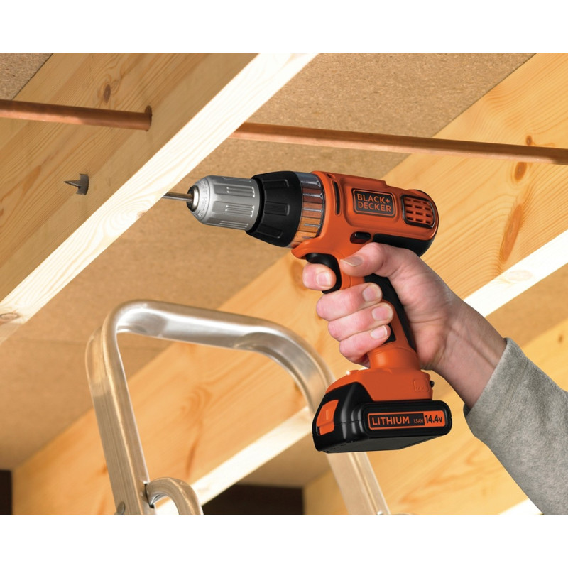 Perceuse à percussion BLACK+DECKER ASL148KB – Puissante | BLACK+DECKER