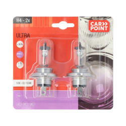Ampoule pour voiture Ultrabright H4 55 W 2 pièces CARPOINT