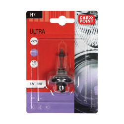 Ampoule pour voiture Ultrabright H7 55 W CARPOINT