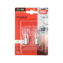 Ampoule pour voiture P21 4 W 2 pièces CARPOINT
