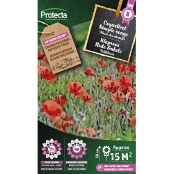 Semences de coquelicot Simple rouge PROTECTA
