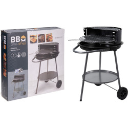 Barbecue au charbon noir Ø 51 x 82 cm