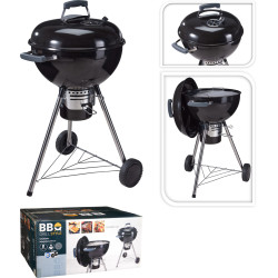 Barbecue au charbon noir Ø 65 x 75 cm