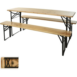 Ensemble de jardin Brasseur – Repas en plein air convivial