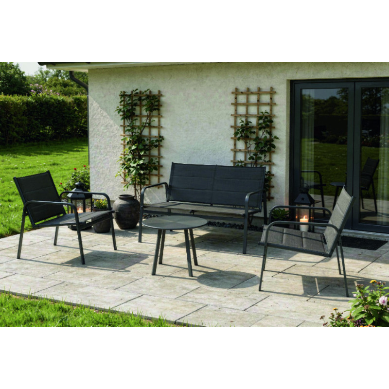 Salon de jardin Juno – Confort extérieur durable | DOMAC