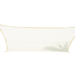 Toile d'ombrage quadrilatère 3,6x3,6m crème – Ombre & Fraîcheur | PRACTO GARDEN