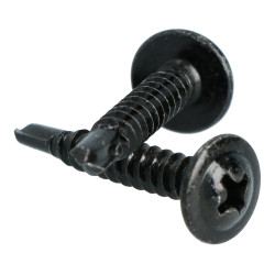 Vis autotaraudeuse noire Ø4mm 25mm 100 pièces CARPOINT