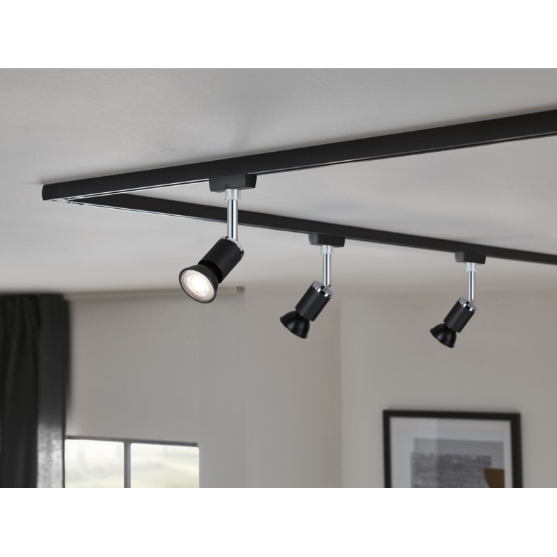 Ampoule LED GU10 Noire – Éclairage Blanc Chaud Confortable | PAULMANN