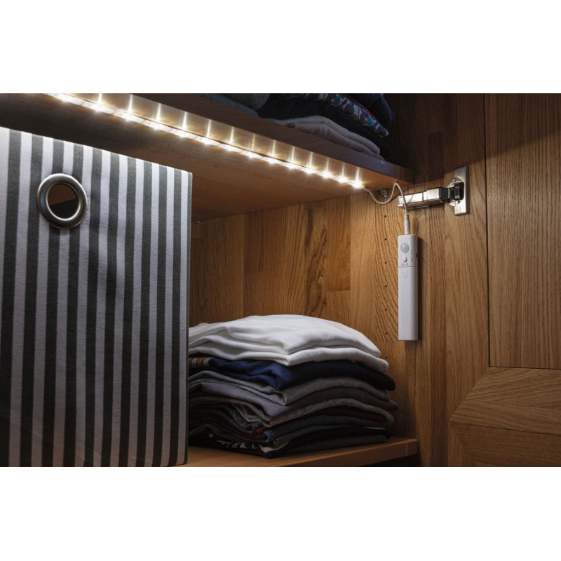Ruban LED blanc chaud sur piles 180 lm 1 m 2 W PAULMANN
