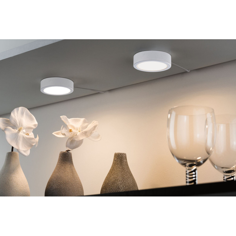 Spot pour meuble LED blanc blanc chaud 300 lm 3 W 3 pièces PAULMANN