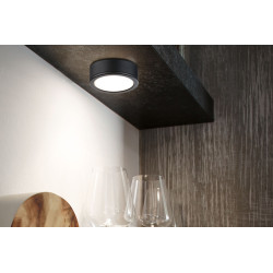 Spot pour meuble LED noir blanc chaud 300 lm 3 W 3 pièces PAULMANN