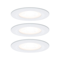Spot encastrable LED Nova blanc GU10 blanc chaud IP44 6