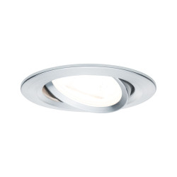 Spot encastrable LED Nova aluminium GU10 blanc chaud IP23 6