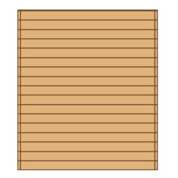 Paroi frontale pour carport