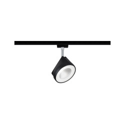 Spot LED URail Arena noir et chrome blanc neutre 1600 lm 14 W PAULMANN