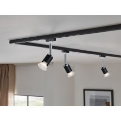 Spot LED Urail Pure II noir GU10 10 W PAULMANN