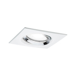 Spot encastrable LED Nova Plus blanc et chrome GU10 blanc neutre IP65 6 W PAULMANN