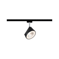 Spot LED URail Arena noir et chrome blanc chaud 1500 lm 14 W PAULMANN