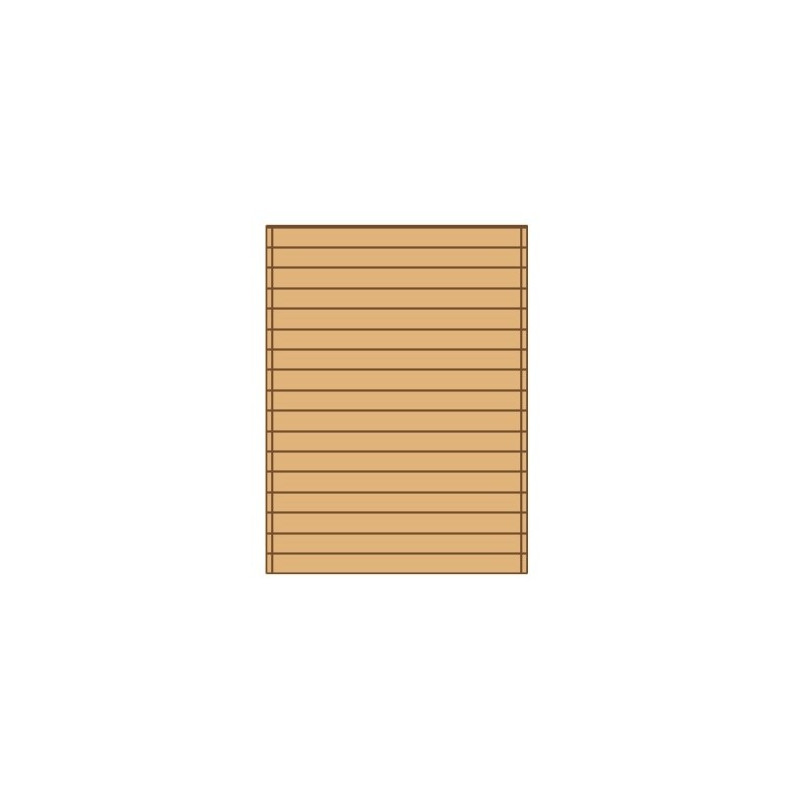 Paroi latérale pour carport 1,8 x 2,3 m SOLID