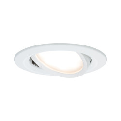Spot encastrable LED Nova blanc et aluminium blanc chaud IP23 6 W PAULMANN