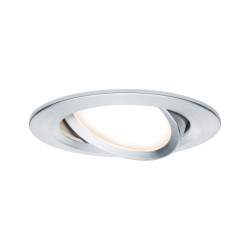 Spot encastrable LED Nova Plus aluminium blanc chaud IP23 6 W PAULMANN