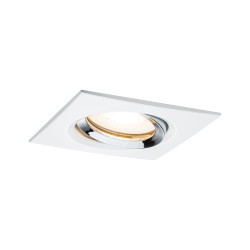 Spot encastrable LED Nova Plus blanc et chrome GU10 blanc chaud IP65 7 W PAULMANN