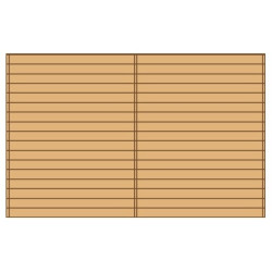 Paroi Frontale Carport SOLID 3,9 x 2,45m - Accessoire | SOLID
