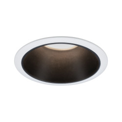 Spot encastrable LED Cole blanc et noir blanc chaud IP44 470 lm 6 W PAULMANN