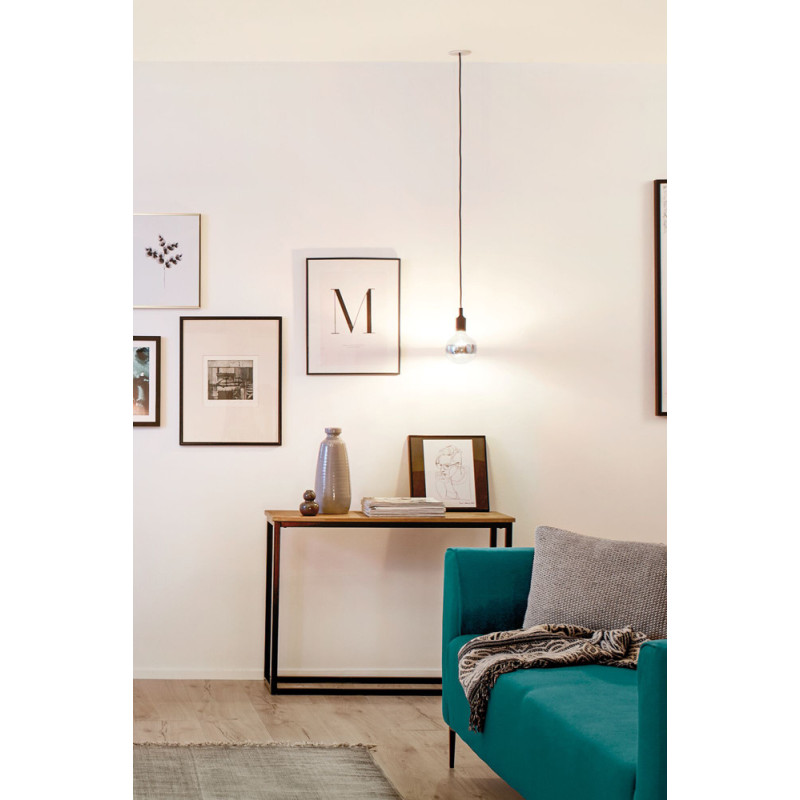 Suspension Ketil noir E27 60 W PAULMANN