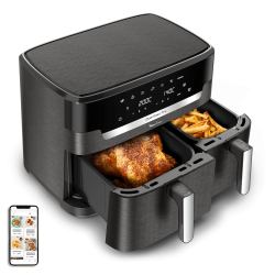 Friteuse à air Dual XXL – Repas Complet Familial | MOULINEX