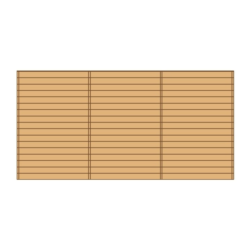 Paroi avant pour carport 4,8 x 2,45 m SOLID