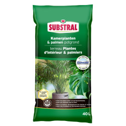 Terreau pour plantes d'intérieur et palmiers 40 L SUBSTRAL