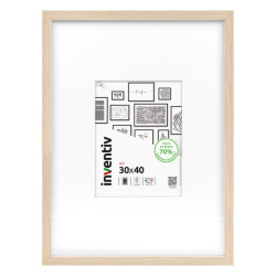 Cadre Isis Naturel 30x40 cm – Décoration Élégante | INVENTIV