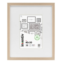 Cadre Isis Naturel 40x50 cm – Décoration Élégante | INVENTIV