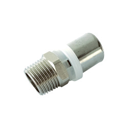 Raccord droit 20 x 3/4" M SANINSTAL