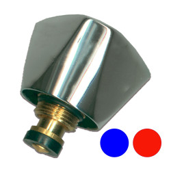 Croisillon 3/8" bleu et rouge SANINSTAL