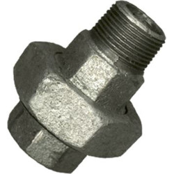 Raccord droit 4/4" MF galvanisé SANINSTAL