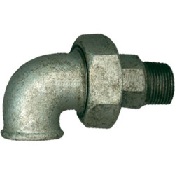 Coude droit 4/4" MF zingué SANINSTAL