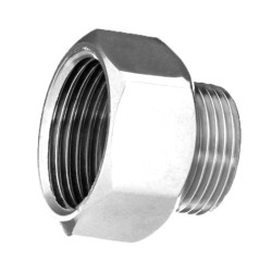 Manchon réduit 1/2" F x 3/8" M chrome SANINSTAL