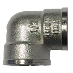 Coude 90° 3/4" FF chrome SANINSTAL